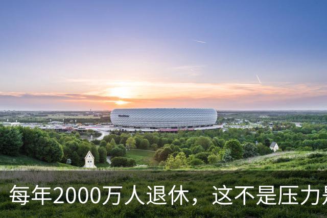 每年2000万人退休，这不是压力是机会，10万亿黄金赛道来了